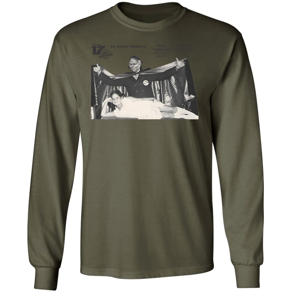Long Sleeve T-Shirt - 5RAYFNUD - Military Green - 7
