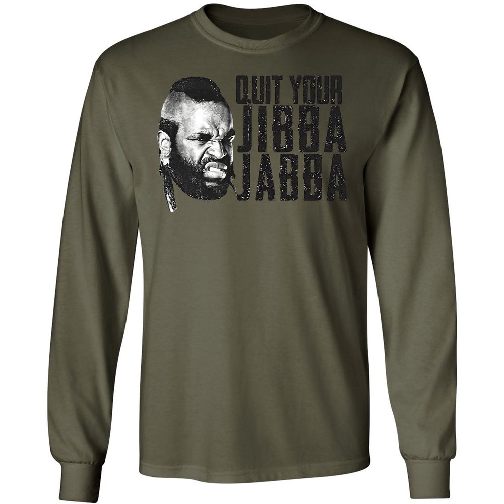 Long Sleeve T-Shirt - KZ1FUWL7 - Military Green - 7