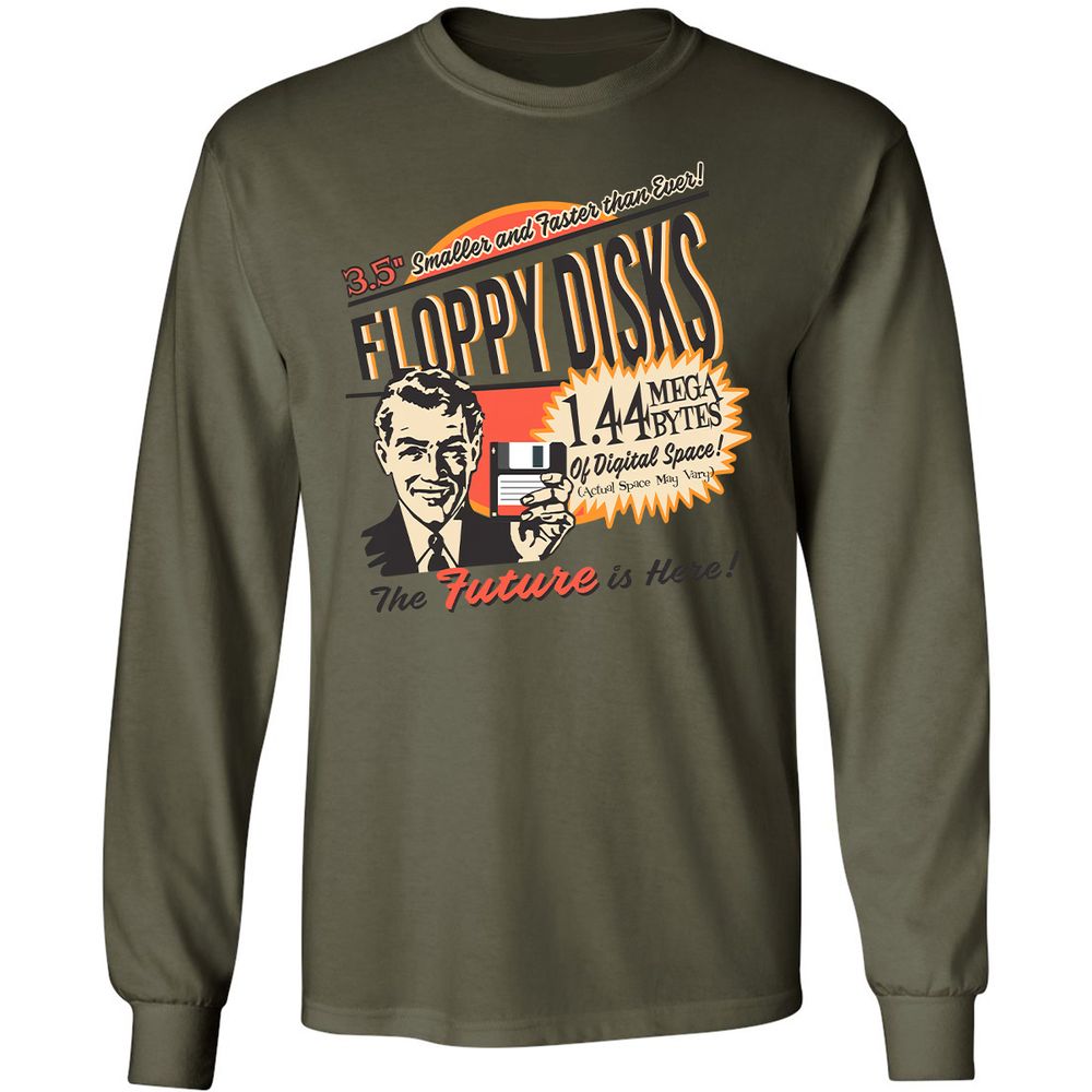 Floppy Disk Retro - Military Green - 7