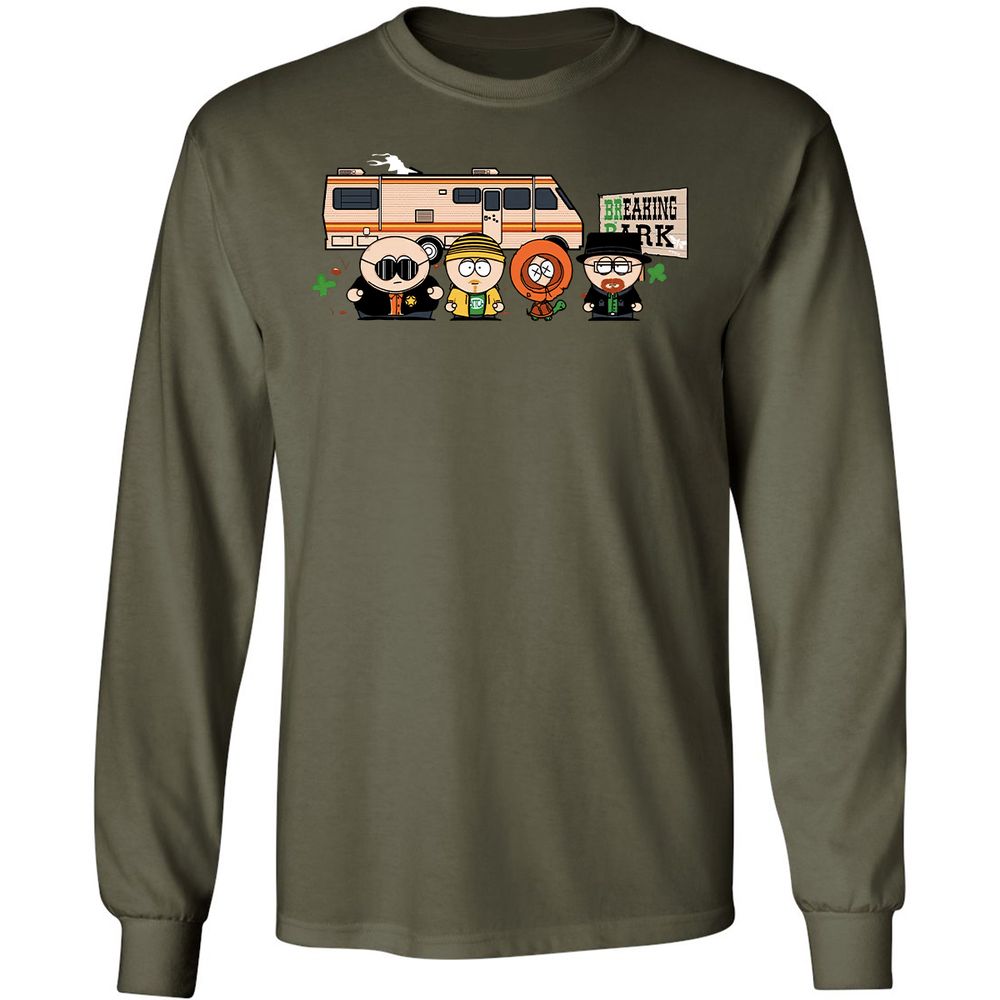 Long Sleeve T-Shirt - WY7GRULT - Military Green - 7