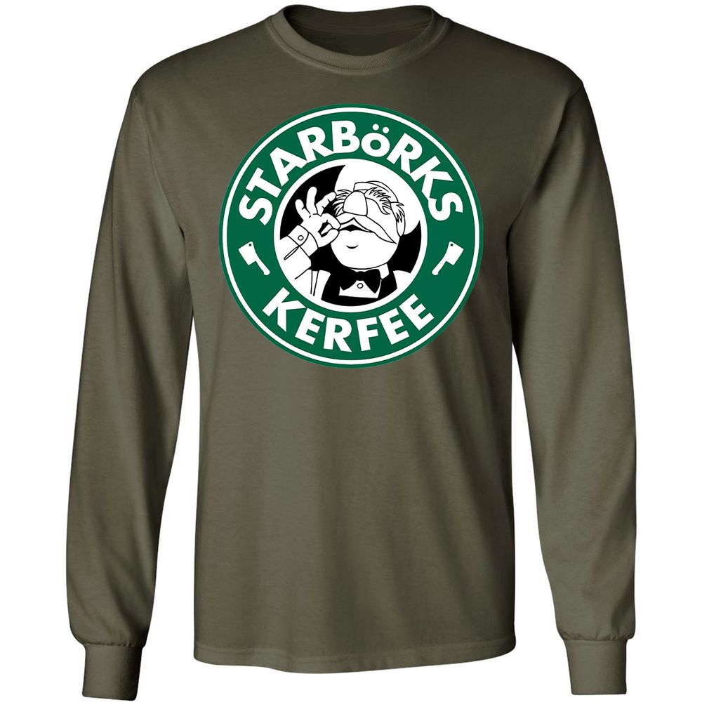 Long Sleeve T-Shirt - S37V4CBY - Military Green - 7