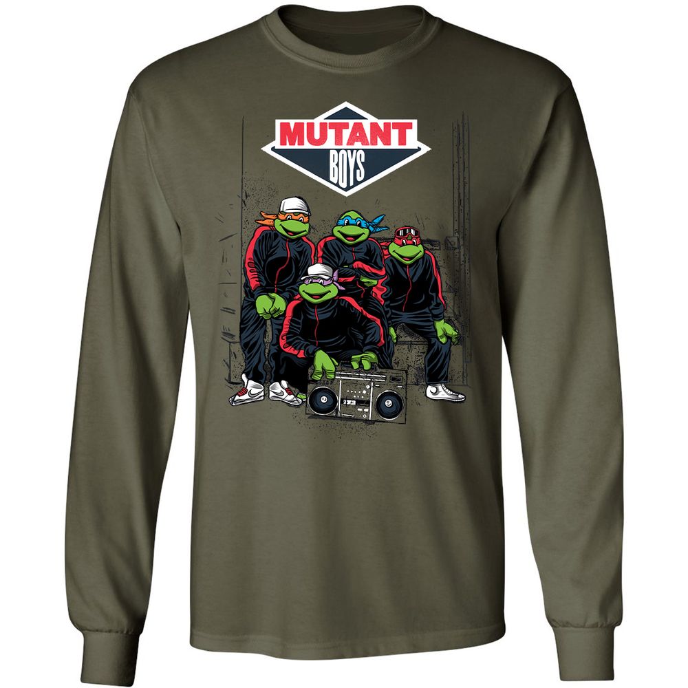 Long Sleeve T-Shirt - 1NGP53JY - Military Green - 7