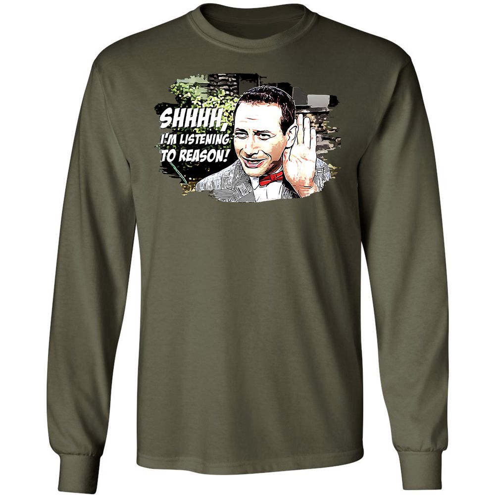 Long Sleeve T-Shirt - WZRJA4AE - Military Green - 7