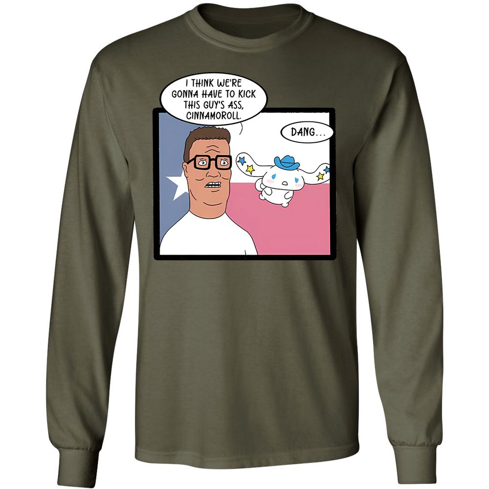 Long Sleeve T-Shirt - 7QHU6Z2X - Military Green - 7