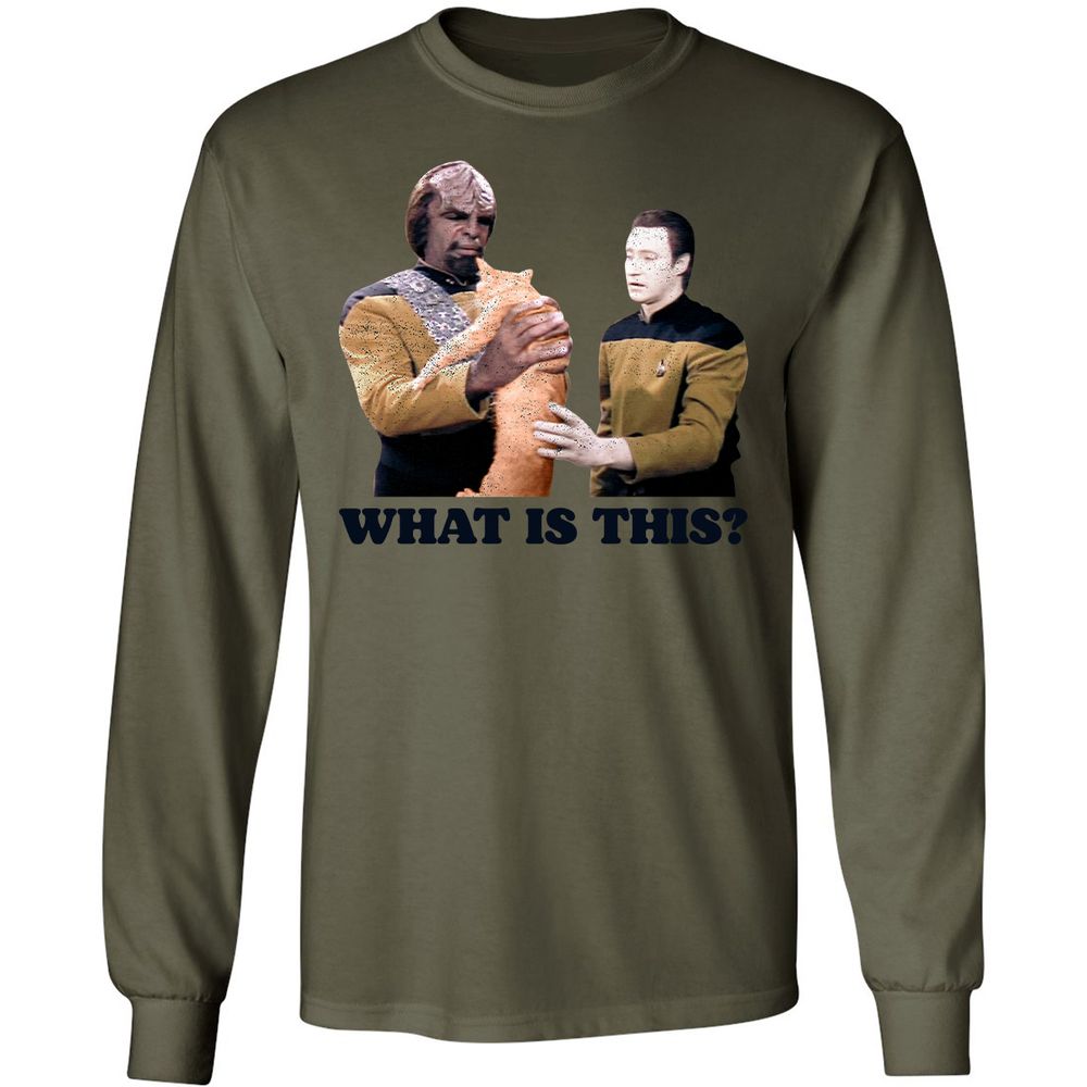Long Sleeve T-Shirt - 5ME6DJQR - Military Green - 7