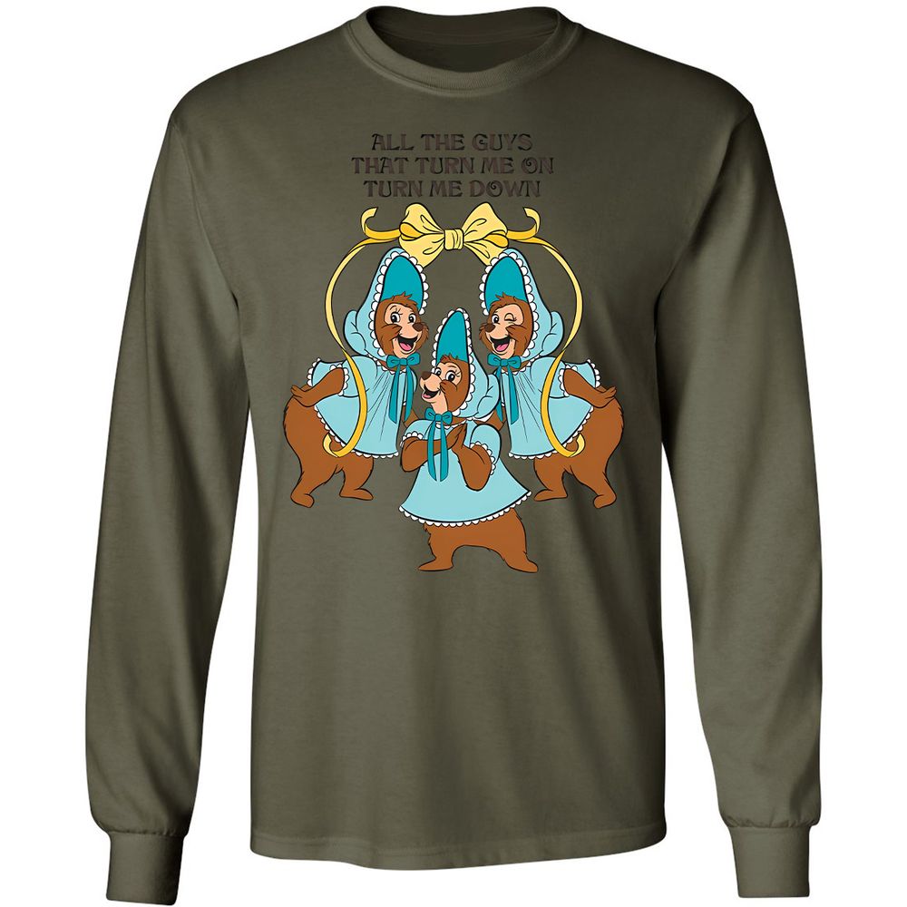 Long Sleeve T-Shirt - 1M4SVDJ7 - Military Green - 7