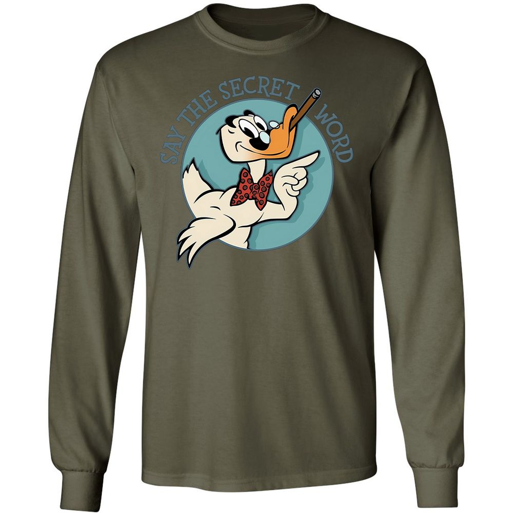 Long Sleeve T-Shirt - LXZKDLZU - Military Green - 7