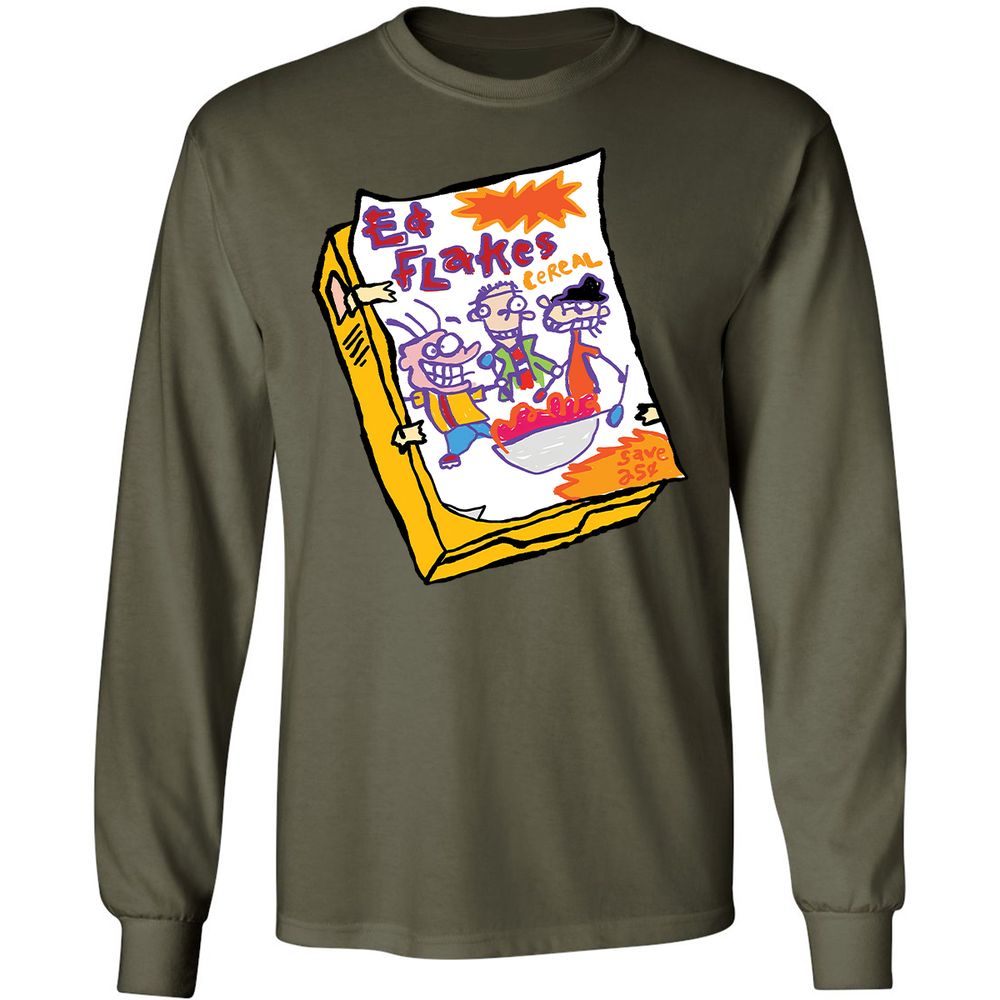 Long Sleeve T-Shirt - 4JN6NNGA - Military Green - 7