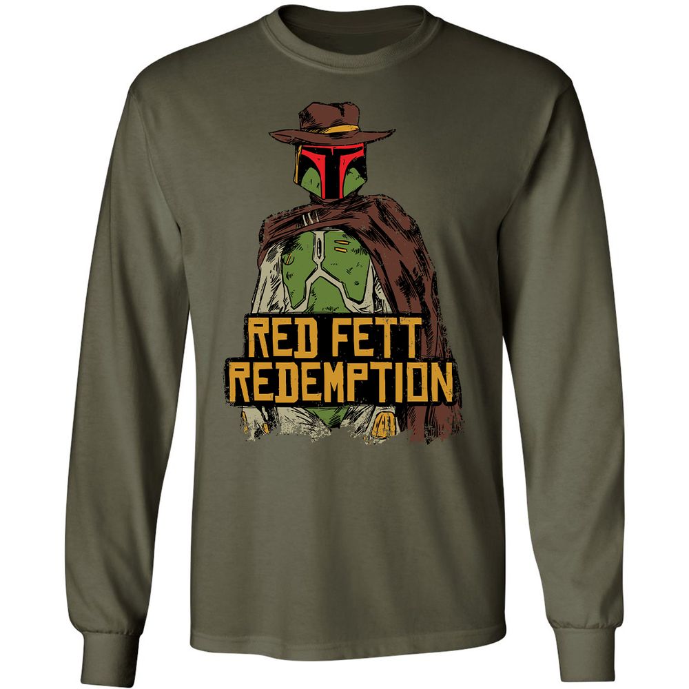 Long Sleeve T-Shirt - J48JFL7P - Military Green - 7