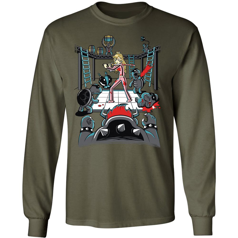 Long Sleeve T-Shirt - VSUGE5HE - Military Green - 7