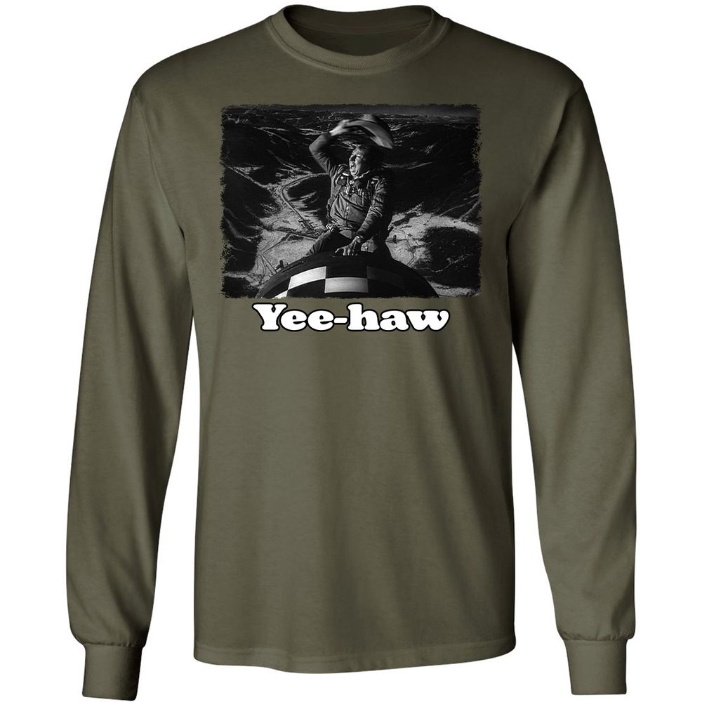 Long Sleeve T-Shirt - JP74G8E7 - Military Green - 7