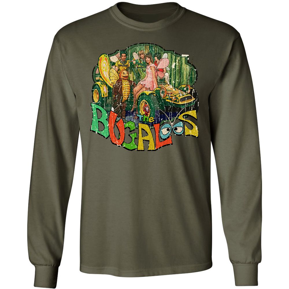 Long Sleeve T-Shirt - FMW6YHJK - Military Green - 7