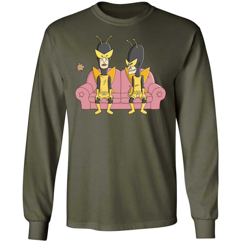 Long Sleeve T-Shirt - 7WZNLW47 - Military Green - 7