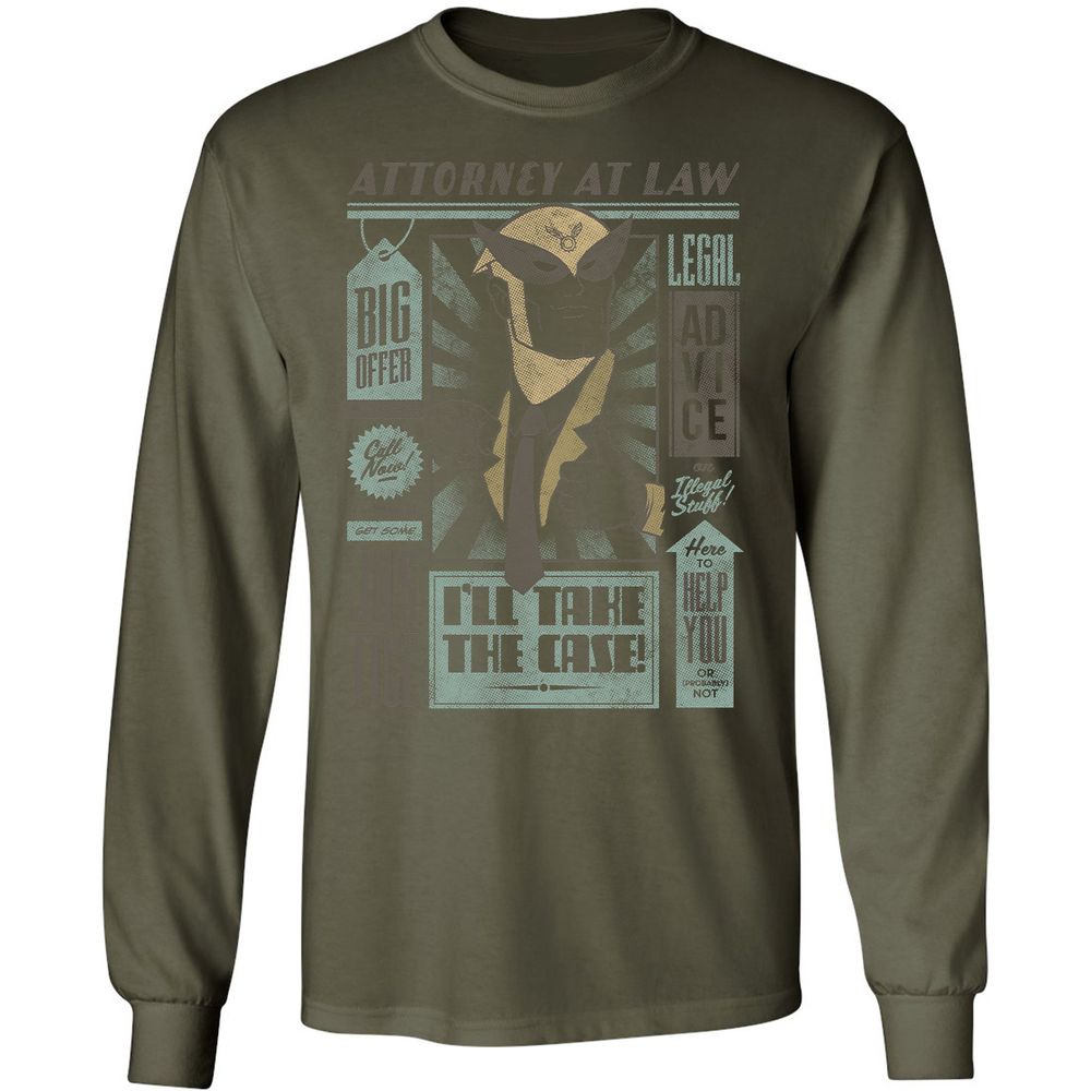 Long Sleeve T-Shirt - LE5XP2Y1 - Military Green - 7