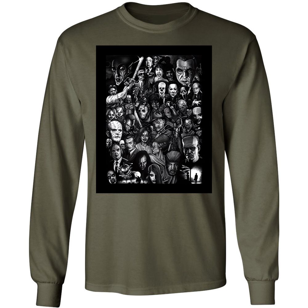 Long Sleeve T-Shirt - HPSJUGFW - Military Green - 7