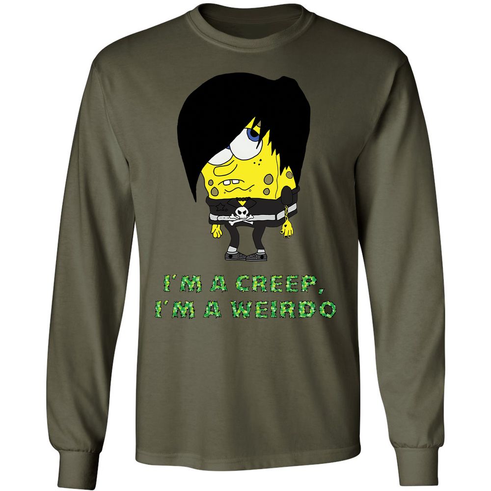 Long Sleeve T-Shirt - L3CWA4B6 - Military Green - 7