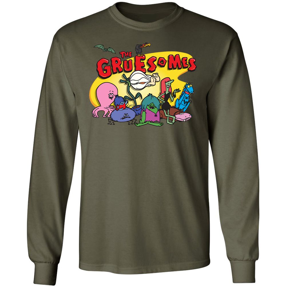 Long Sleeve T-Shirt - AJLFQ7ME - Military Green - 7