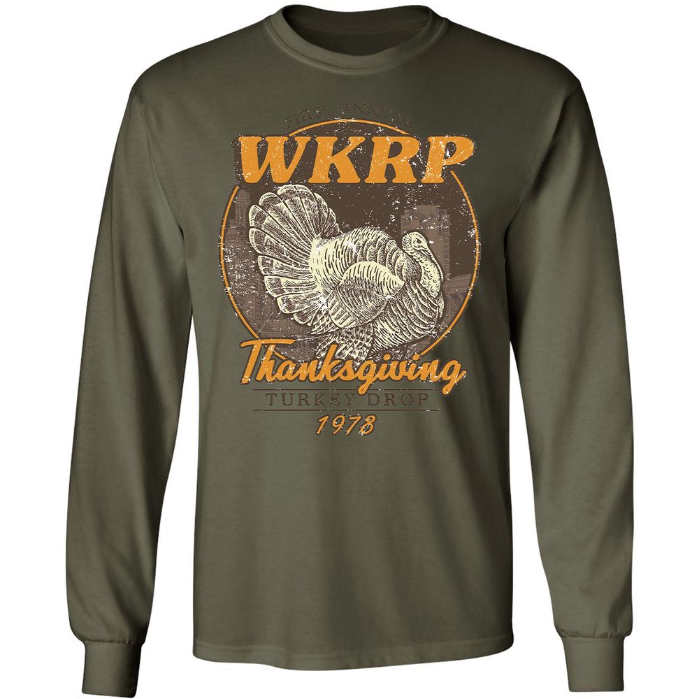 WKRP Turkey Drop - Military Green - 7
