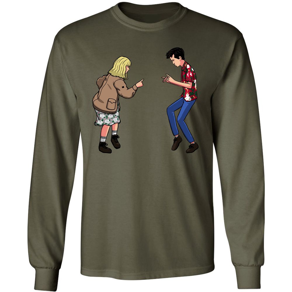 Long Sleeve T-Shirt - DTQU5KXQ - Military Green - 7
