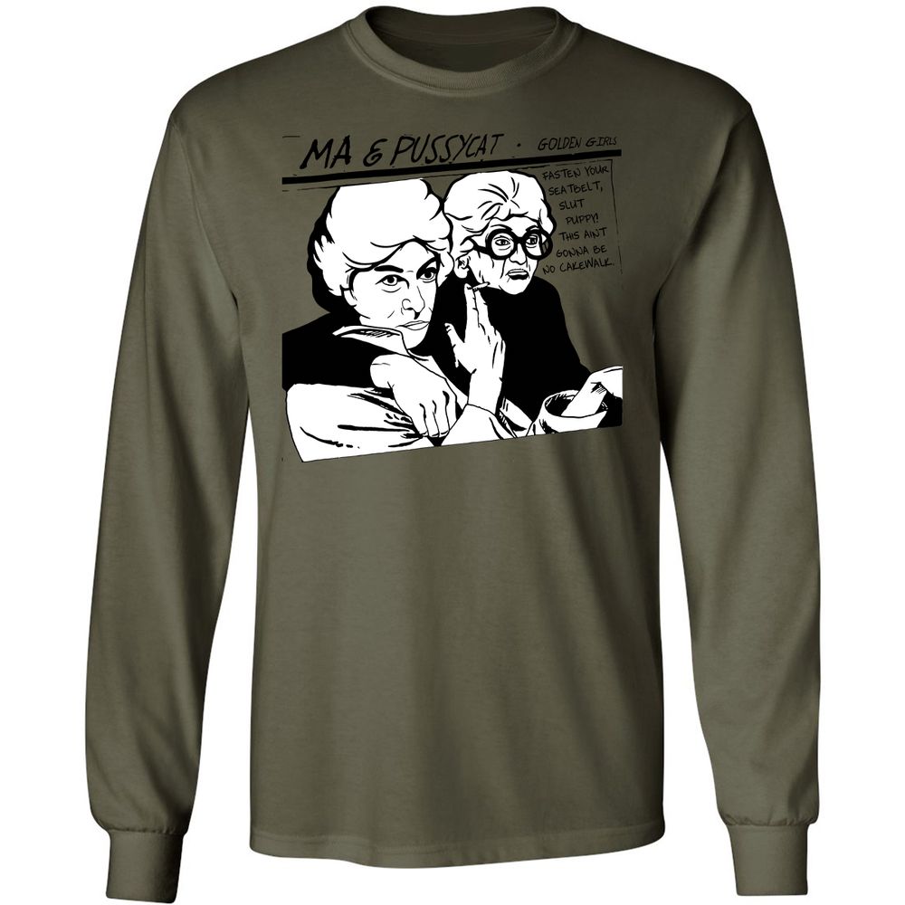 Long Sleeve T-Shirt - 7RLAC1SS - Military Green - 7