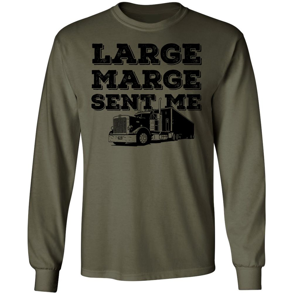 Long Sleeve T-Shirt - F2DF6MXV - Military Green - 7