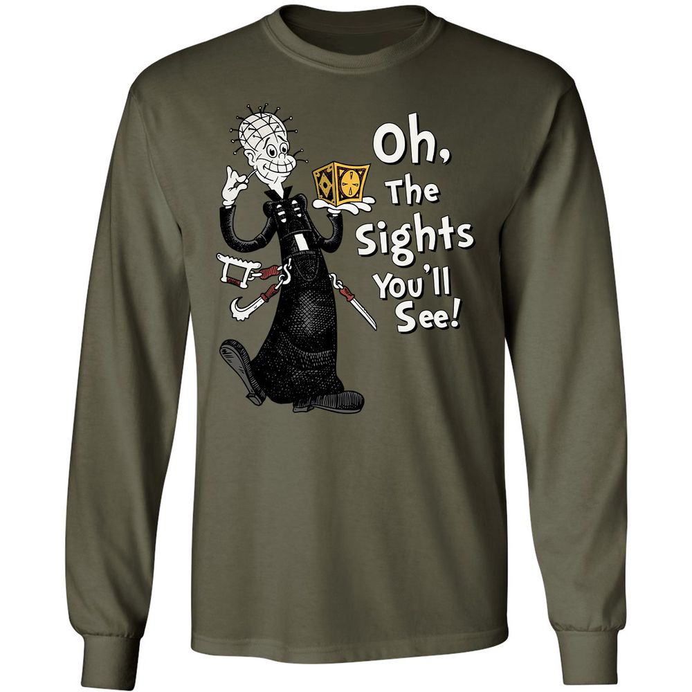 Long Sleeve T-Shirt - ANSQGTFA - Military Green - 7