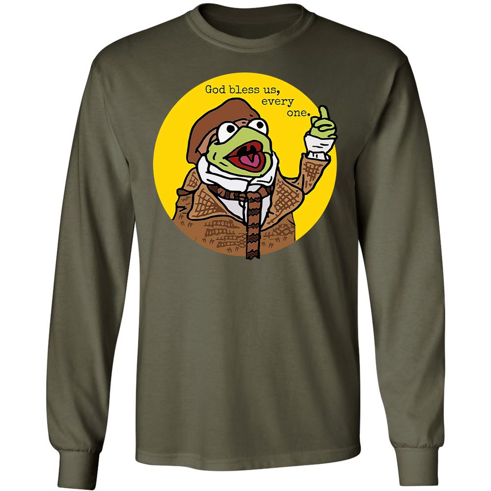 Long Sleeve T-Shirt - Q78Z6ZG8 - Military Green - 7