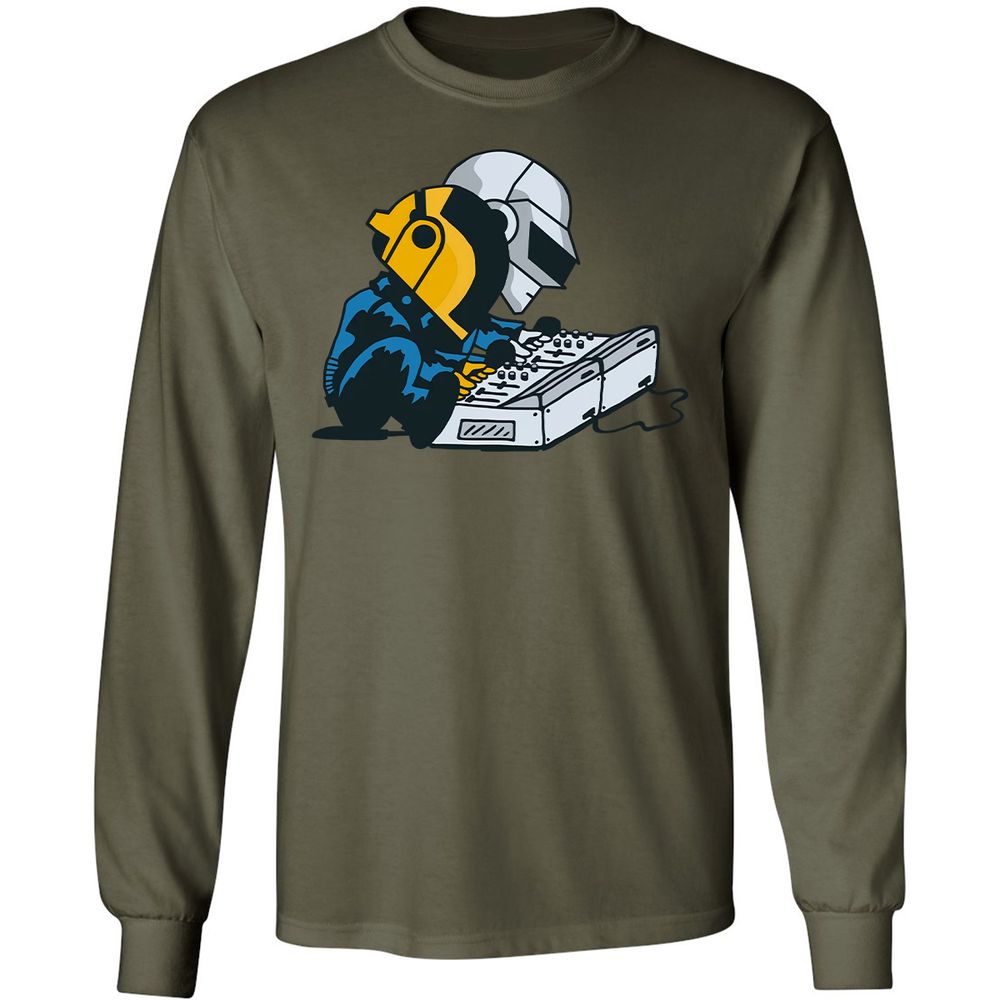 Long Sleeve T-Shirt - 5B8F2DTS - Military Green - 7