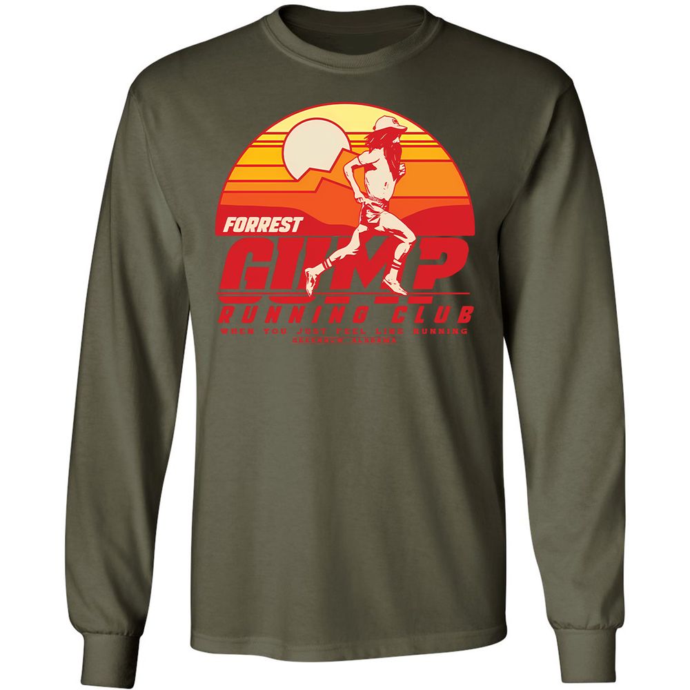 Long Sleeve T-Shirt - BZ4WX49T - Military Green - 7