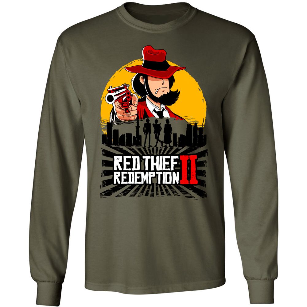 Long Sleeve T-Shirt - PRXJYP4R - Military Green - 7