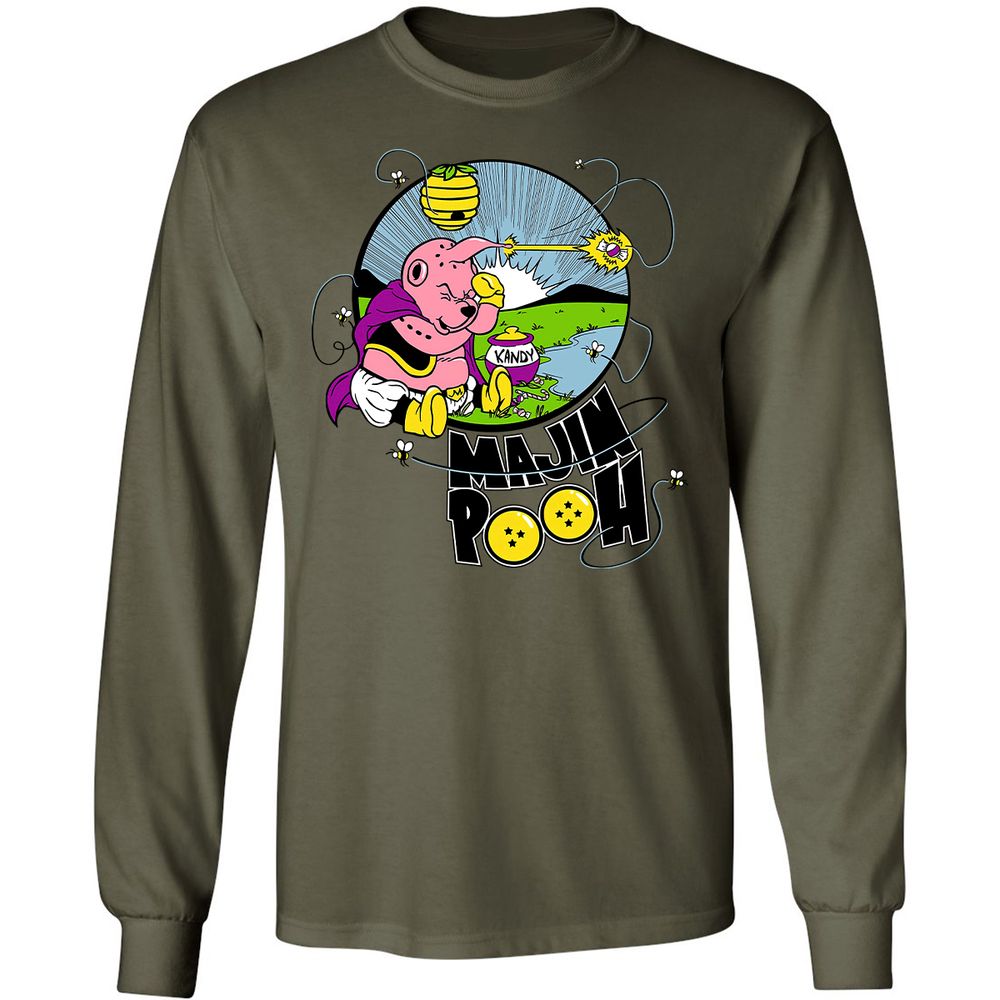 Long Sleeve T-Shirt - L1P57X82 - Military Green - 7