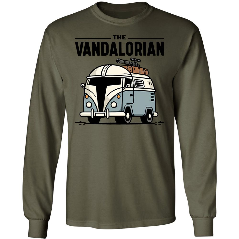 Long Sleeve T-Shirt - C7BPV85K - Military Green - 7