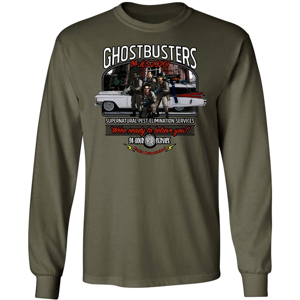 Long Sleeve T-Shirt - 44X2QKK6 - Military Green - 7