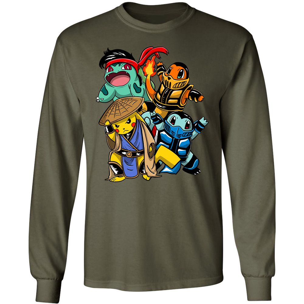 Long Sleeve T-Shirt - 97CS8ZPP - Military Green - 7