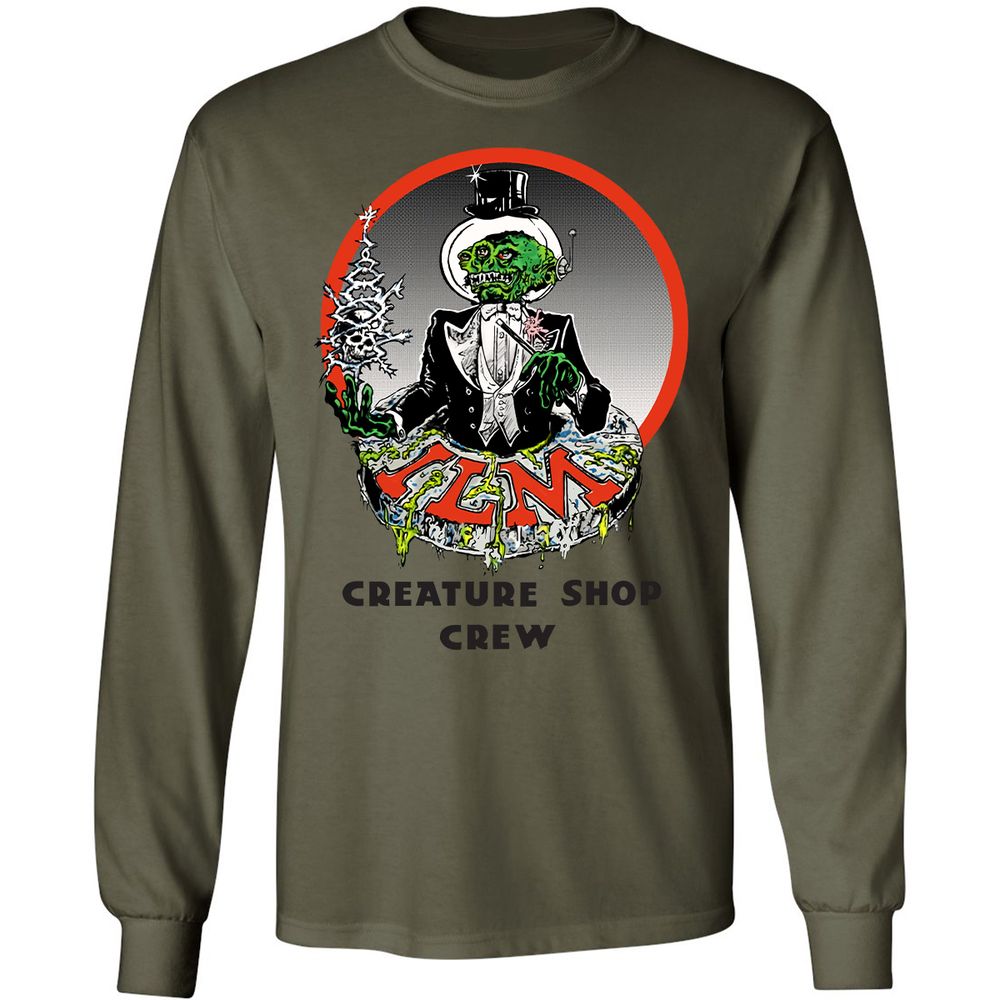 Long Sleeve T-Shirt - 755BZB5F - Military Green - 7