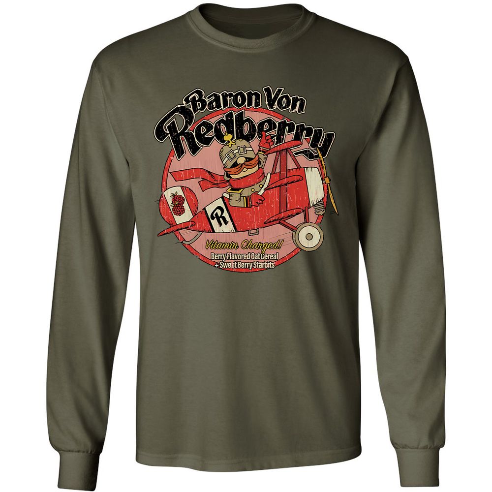 Long Sleeve T-Shirt - KMTGW4X8 - Military Green - 7