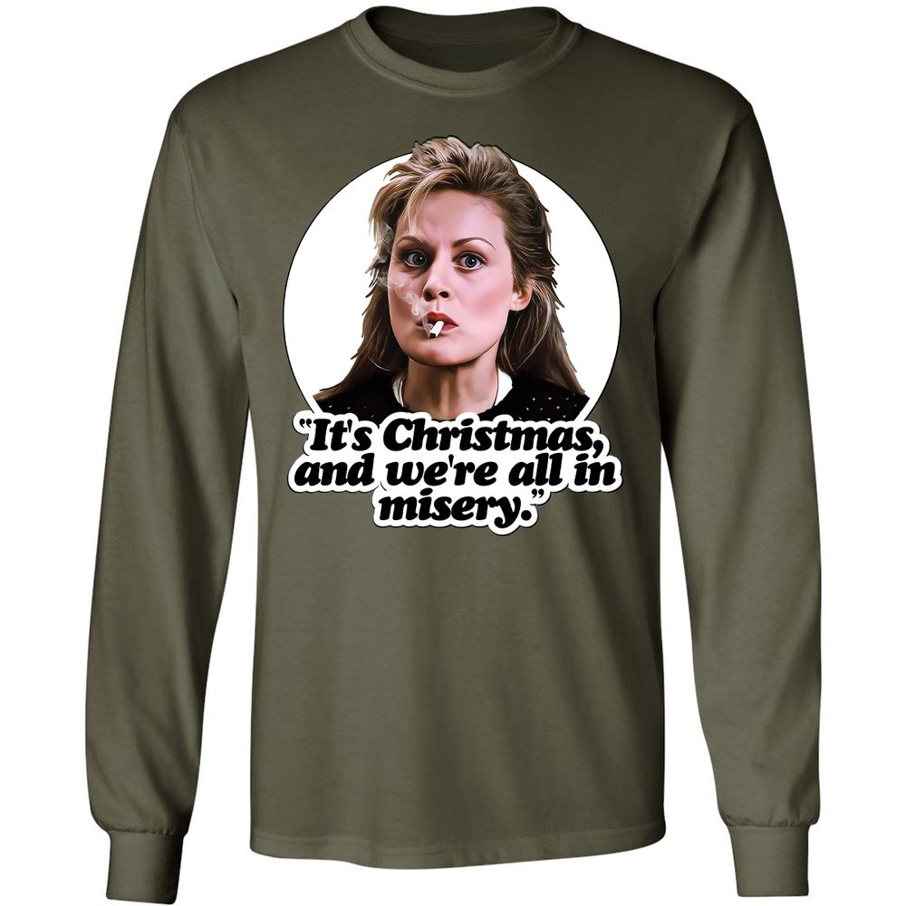 Long Sleeve T-Shirt - 8DYSP9LF - Military Green - 7