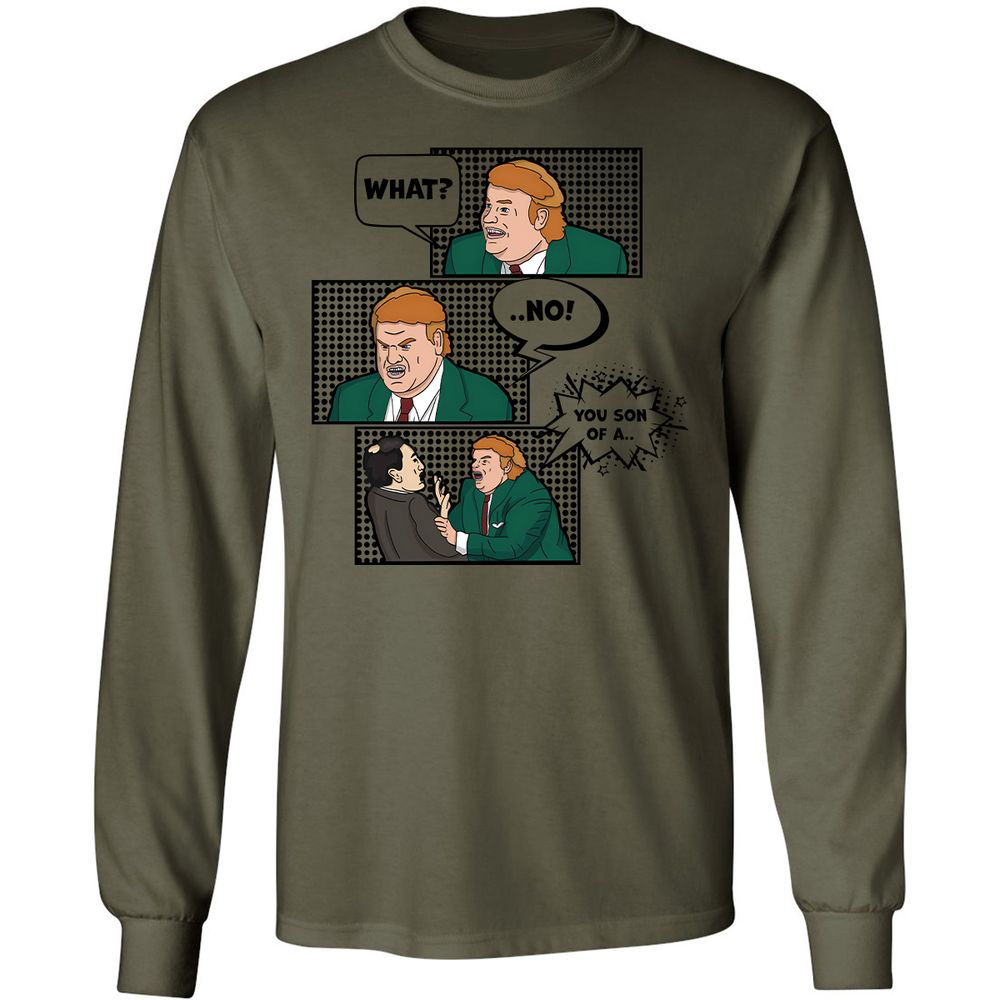 Long Sleeve T-Shirt - WTS3KJ95 - Military Green - 7