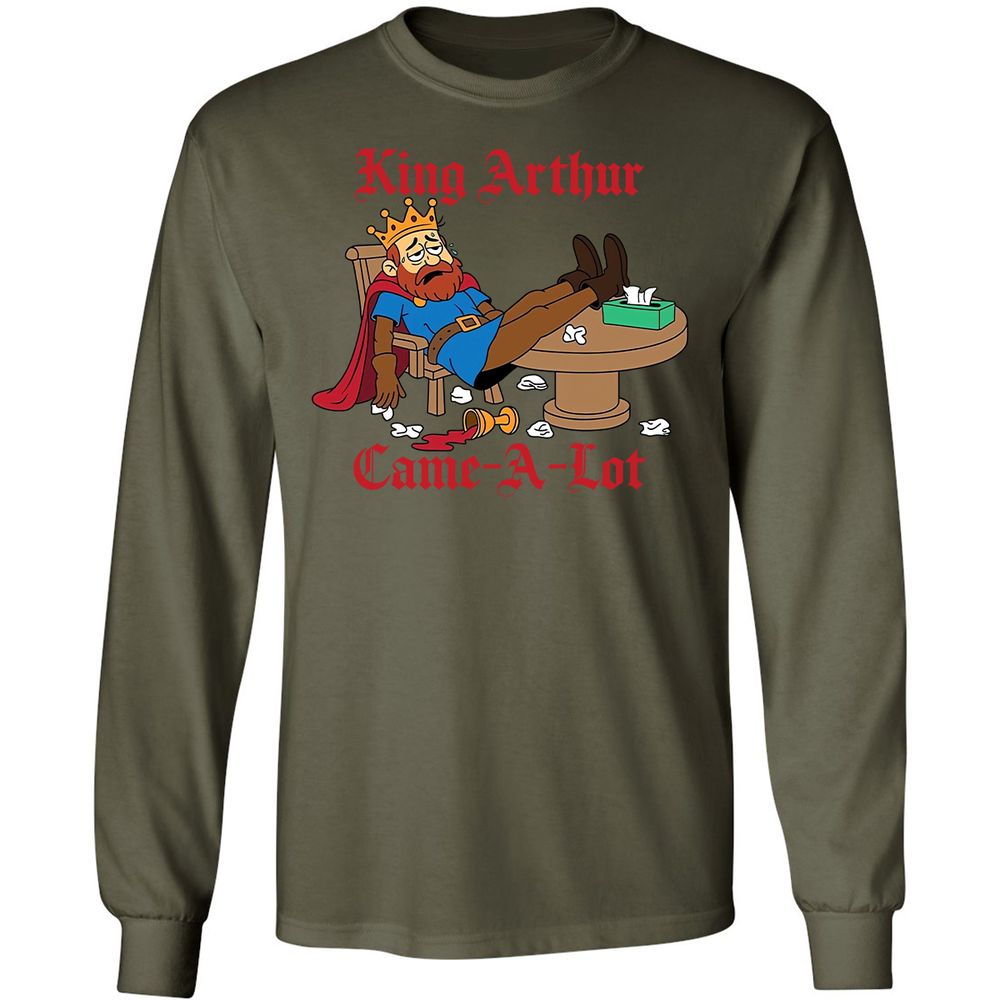 Arthur Came A Lot - Military Green - 7