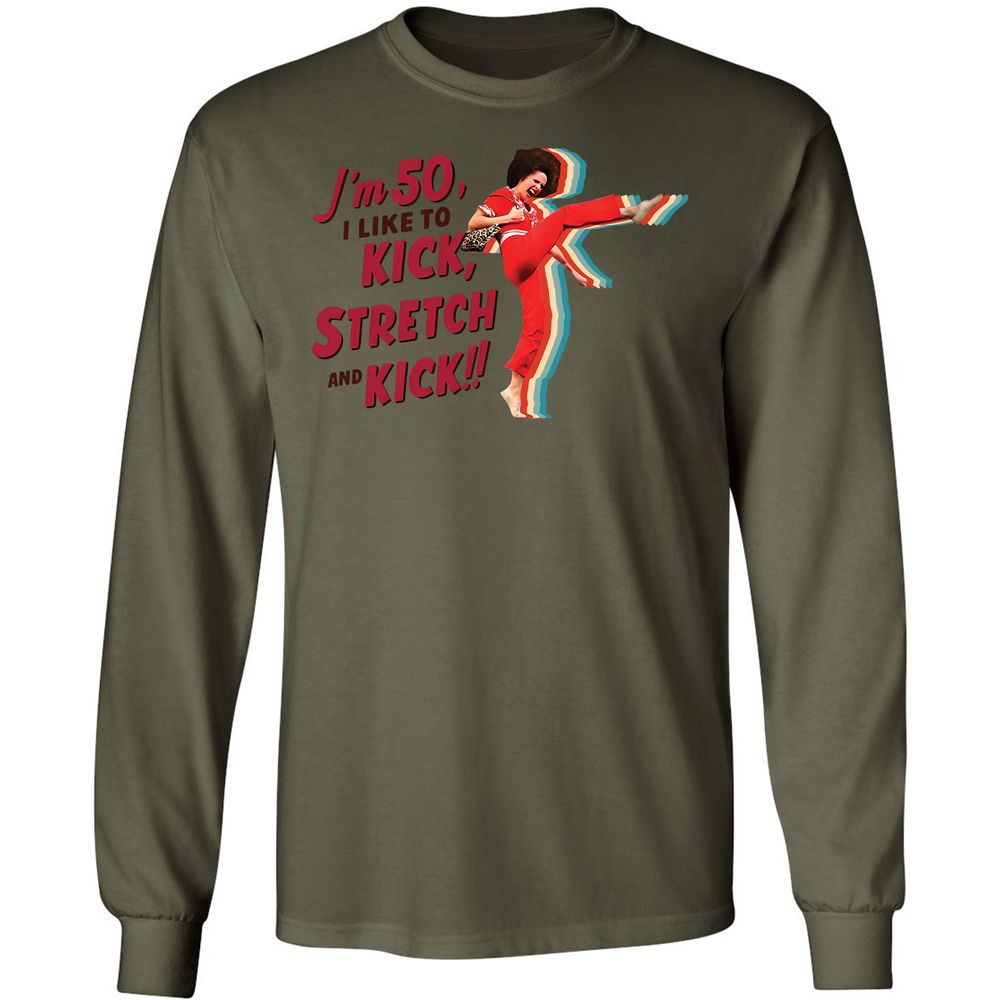 Long Sleeve T-Shirt - KRJHWDHV - Military Green - 7