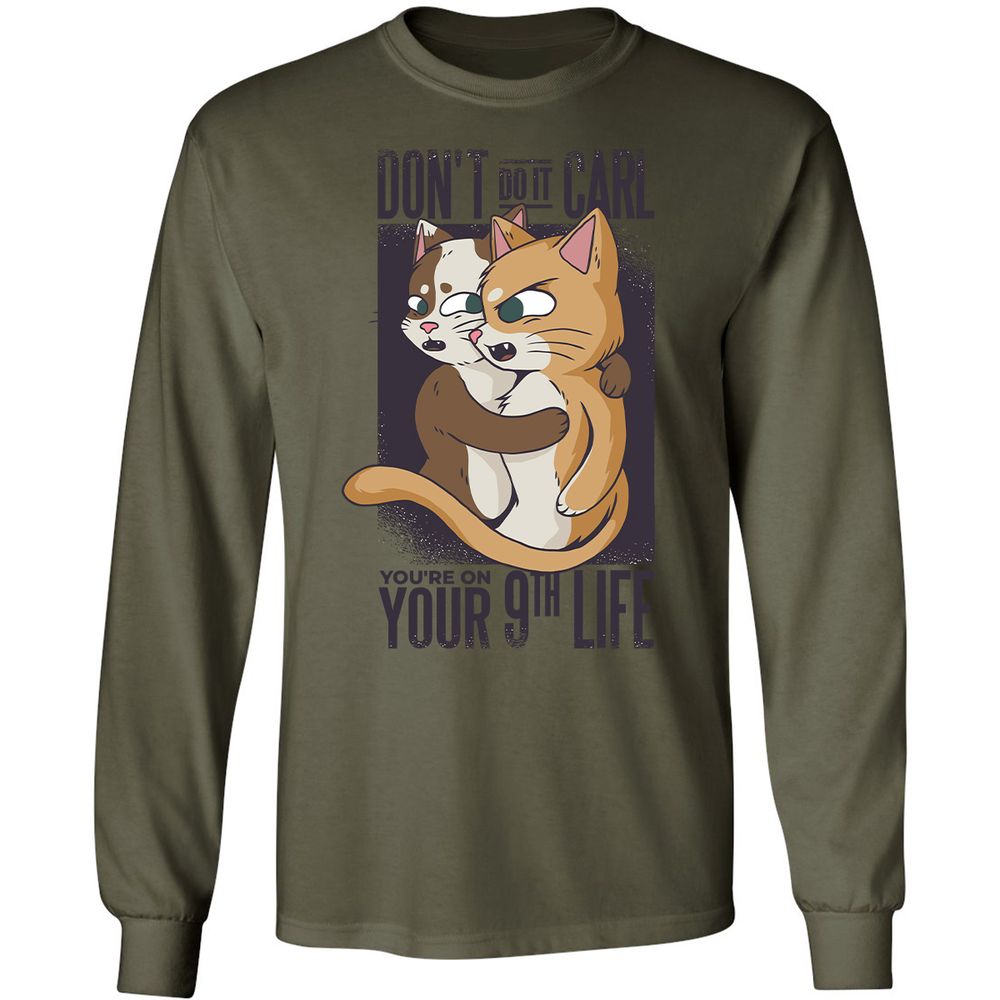 Long Sleeve T-Shirt - 4KFJZN6M - Military Green - 7