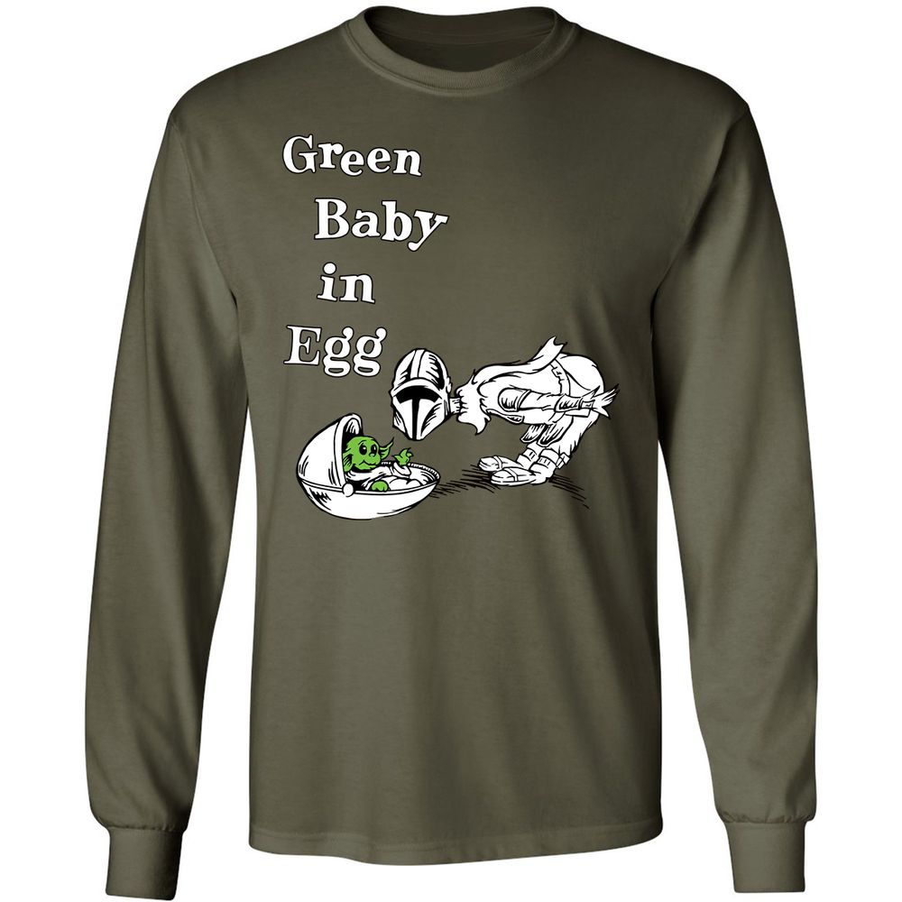 Long Sleeve T-Shirt - 51535A4G - Military Green - 7