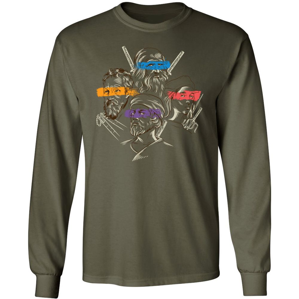 Long Sleeve T-Shirt - T7DP1T2L - Military Green - 7