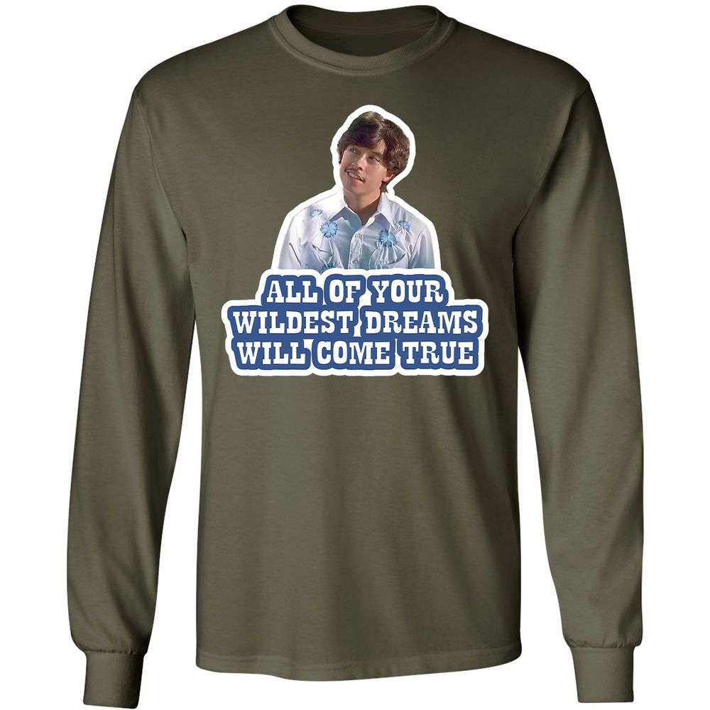 Long Sleeve T-Shirt - 3ZKD3MXL - Military Green - 7