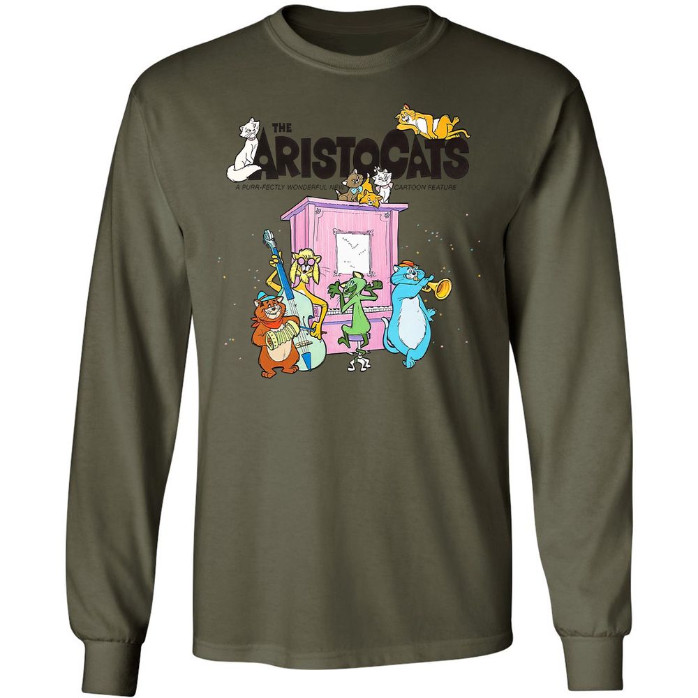 Long Sleeve T-Shirt - 1W5FLCRA - Military Green - 7