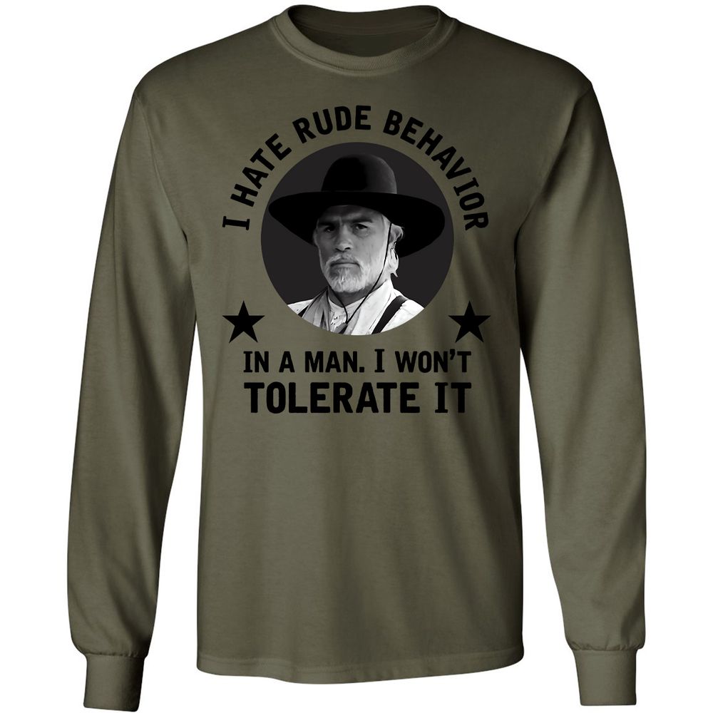 Long Sleeve T-Shirt - BQ9DNZ4N - Military Green - 7
