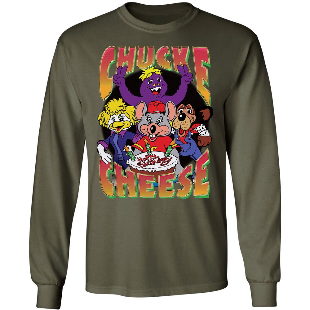 Long Sleeve T-Shirt - 35VHX47E - Military Green - 7