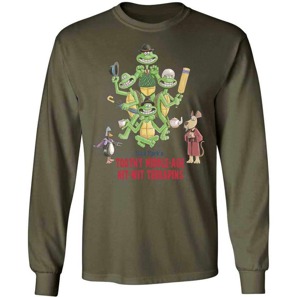 Long Sleeve T-Shirt - 1M3VG2J1 - Military Green - 7