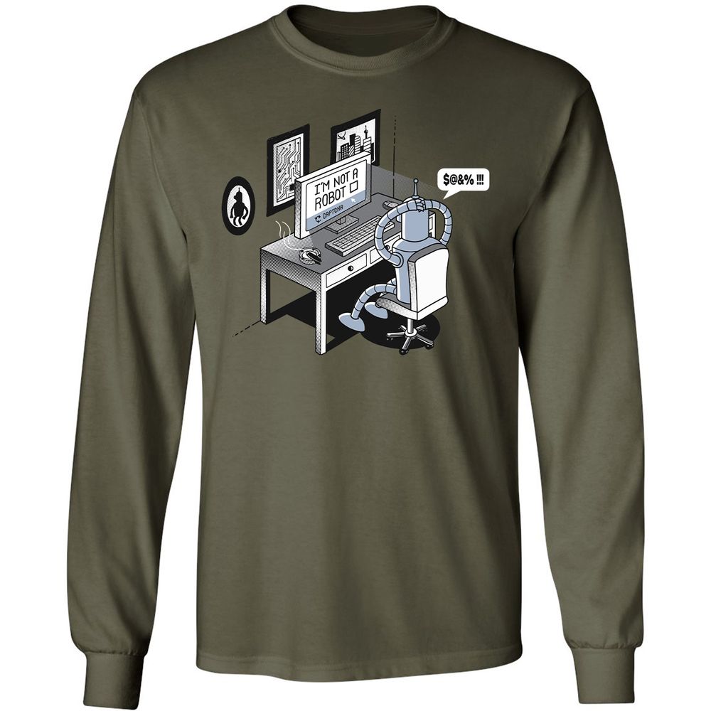 Long Sleeve T-Shirt - MFH2YS21 - Military Green - 7