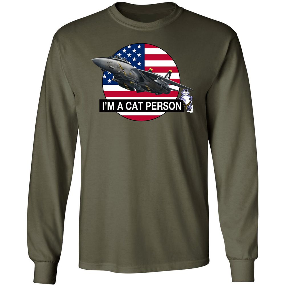 Long Sleeve T-Shirt - 7Z5UKYF5 - Military Green - 7